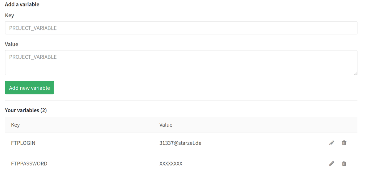 Push coverage report out of an Gitlab CI Runner